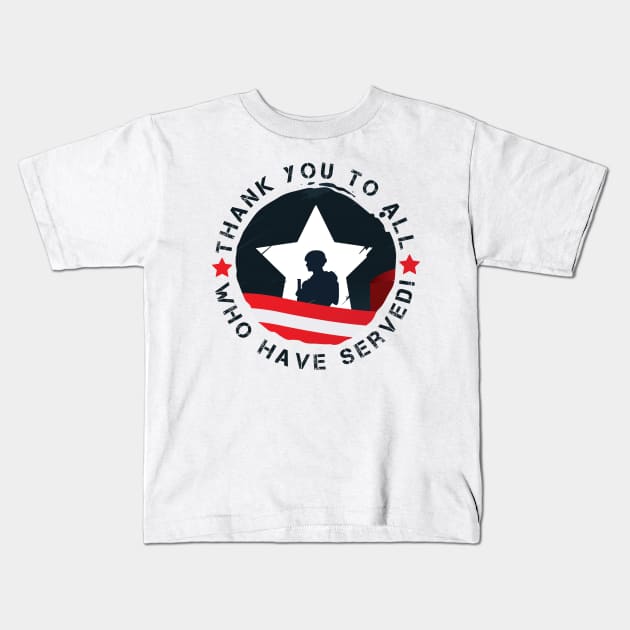 Armed Forces T-Shirt Kids T-Shirt by attire zone